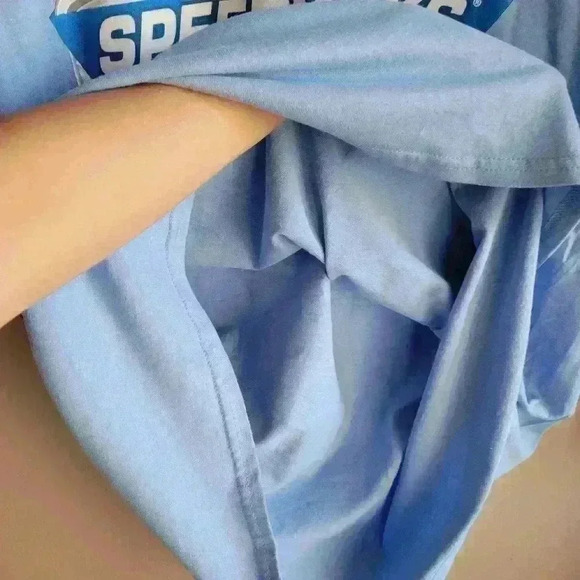 DAYTONA SPEEDWEEKS 2016 Men's T-Shirt Size Large Light Blue Short Sleeve - Picture 5 of 10